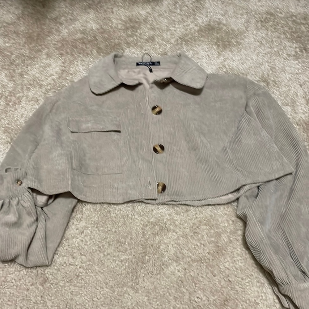 Never worn cropped flannel